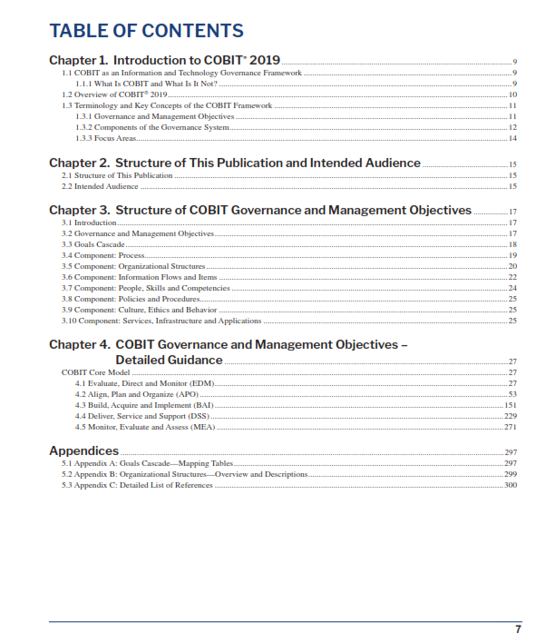COBIT 2019 Framework Governance an Management Objectives preview page 1