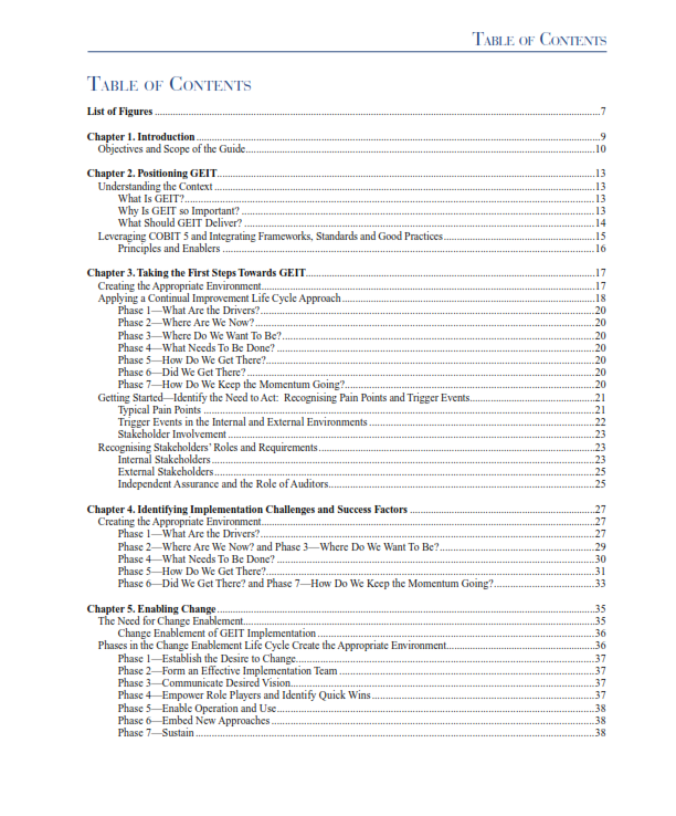 COBIT 5 - Implementation preview page 1