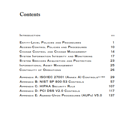 Information Security Policy Development for Compliance preview page 1