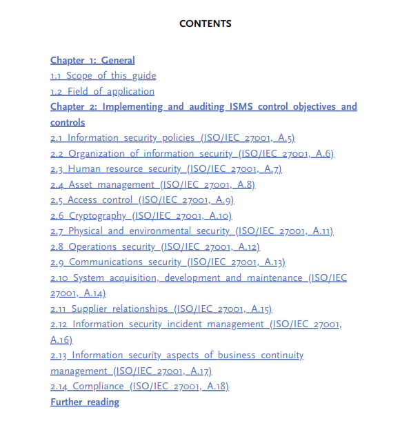ISO 27001 Controls - A Guide to Implementing and Auditing preview page 1
