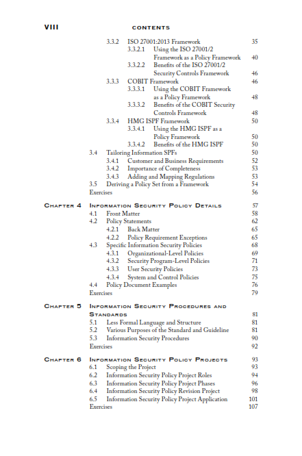 Information Security Policies, Procedures, and Standards preview page 2