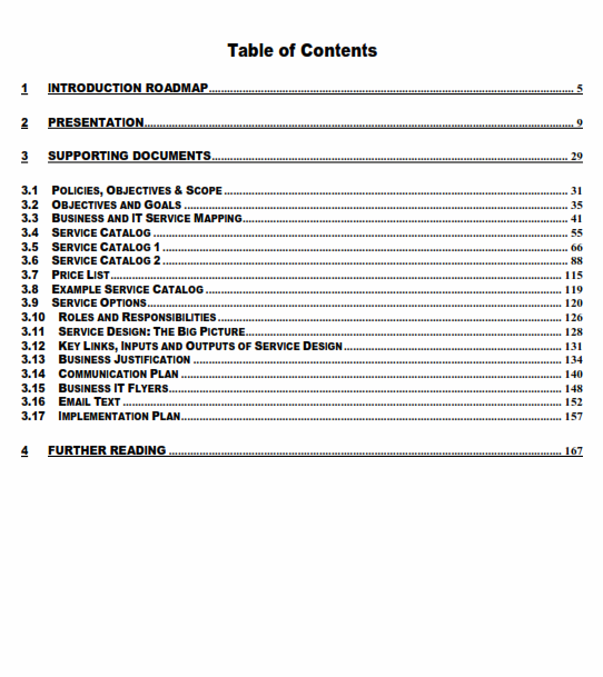 IT Service Catalog Process Management Templates and Examples Workbook preview page 1