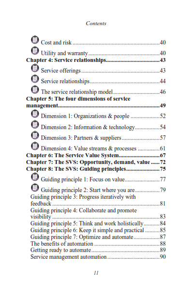 ITIL Foundation 4 Essentials Guide preview page 2