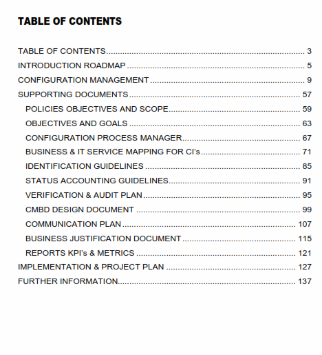 Configuration Management Best Practice Handbook preview page 1