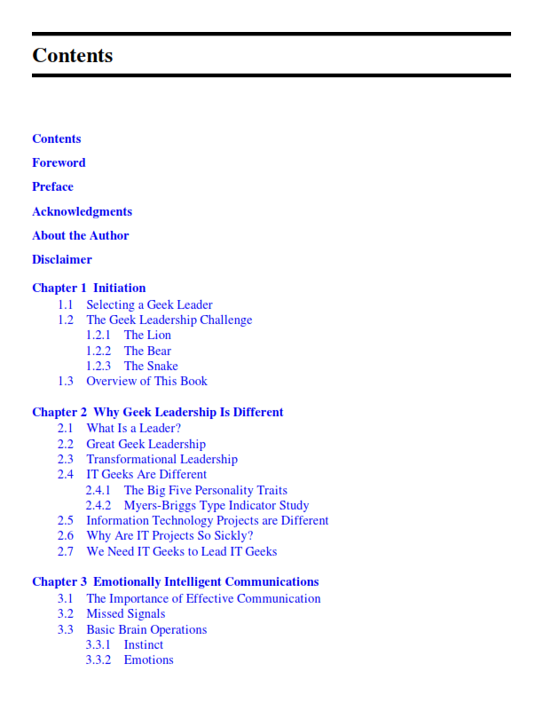 IT Project Management A Geeks Guide to Leadership preview page 1