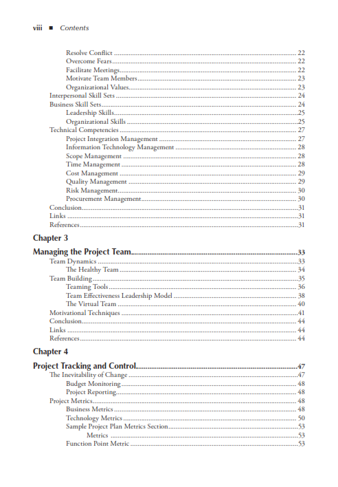 Leading IT Projects The IT Managers Guide preview page 2
