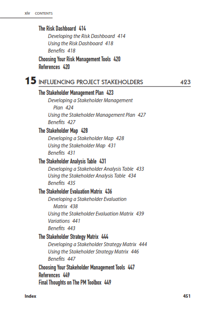 Project Management ToolBox preview page 12