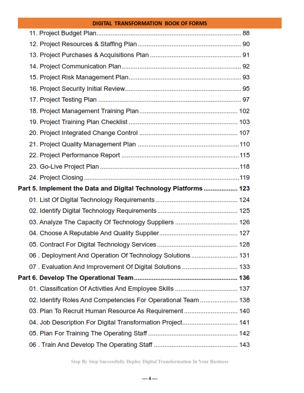 Digital Transformation E-book preview page 3